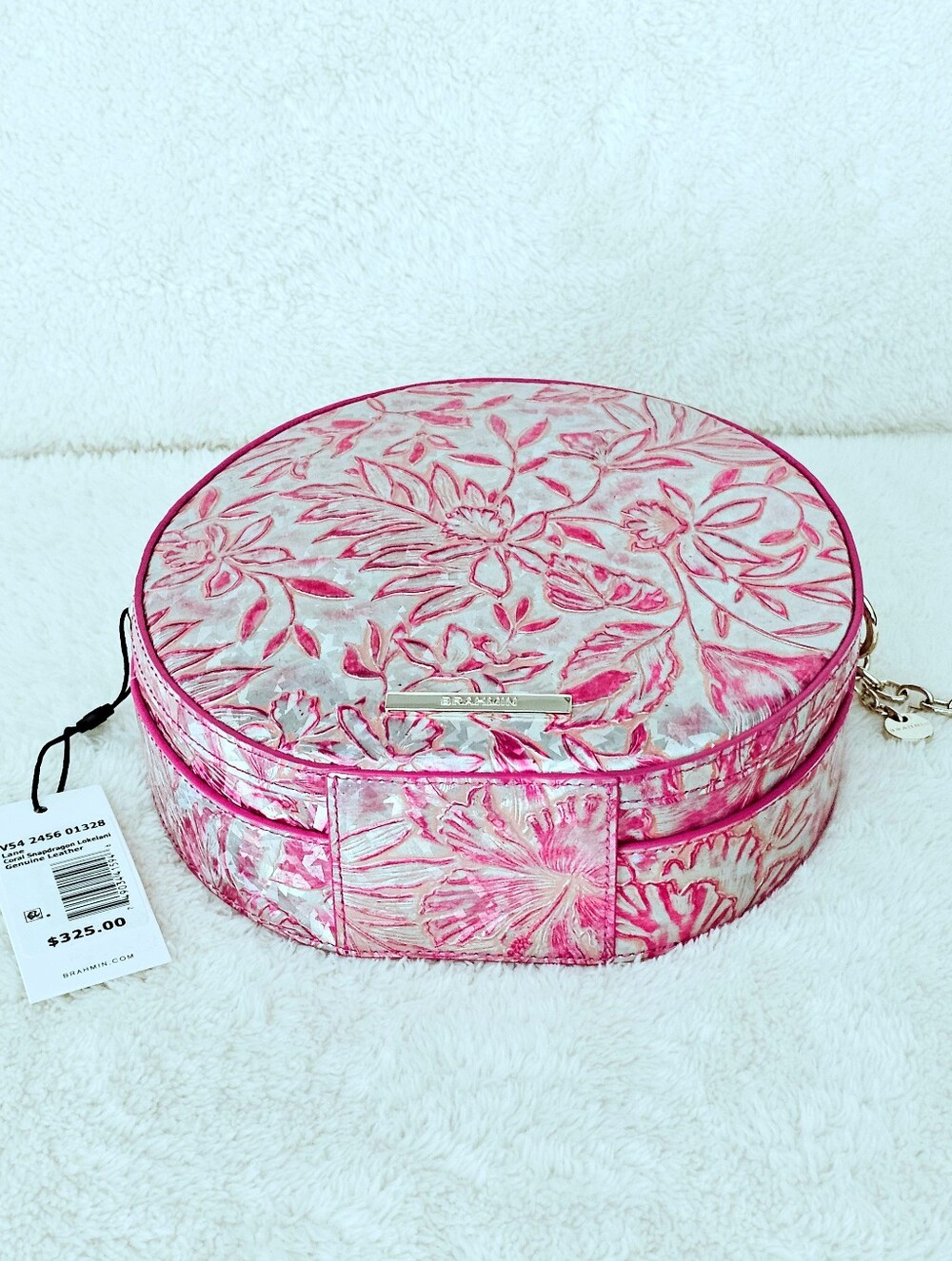 NWT Brahmin CORAL SNAPDRAGON LOKELANI Lane w/Jane Wallet - Picture 10 of 16